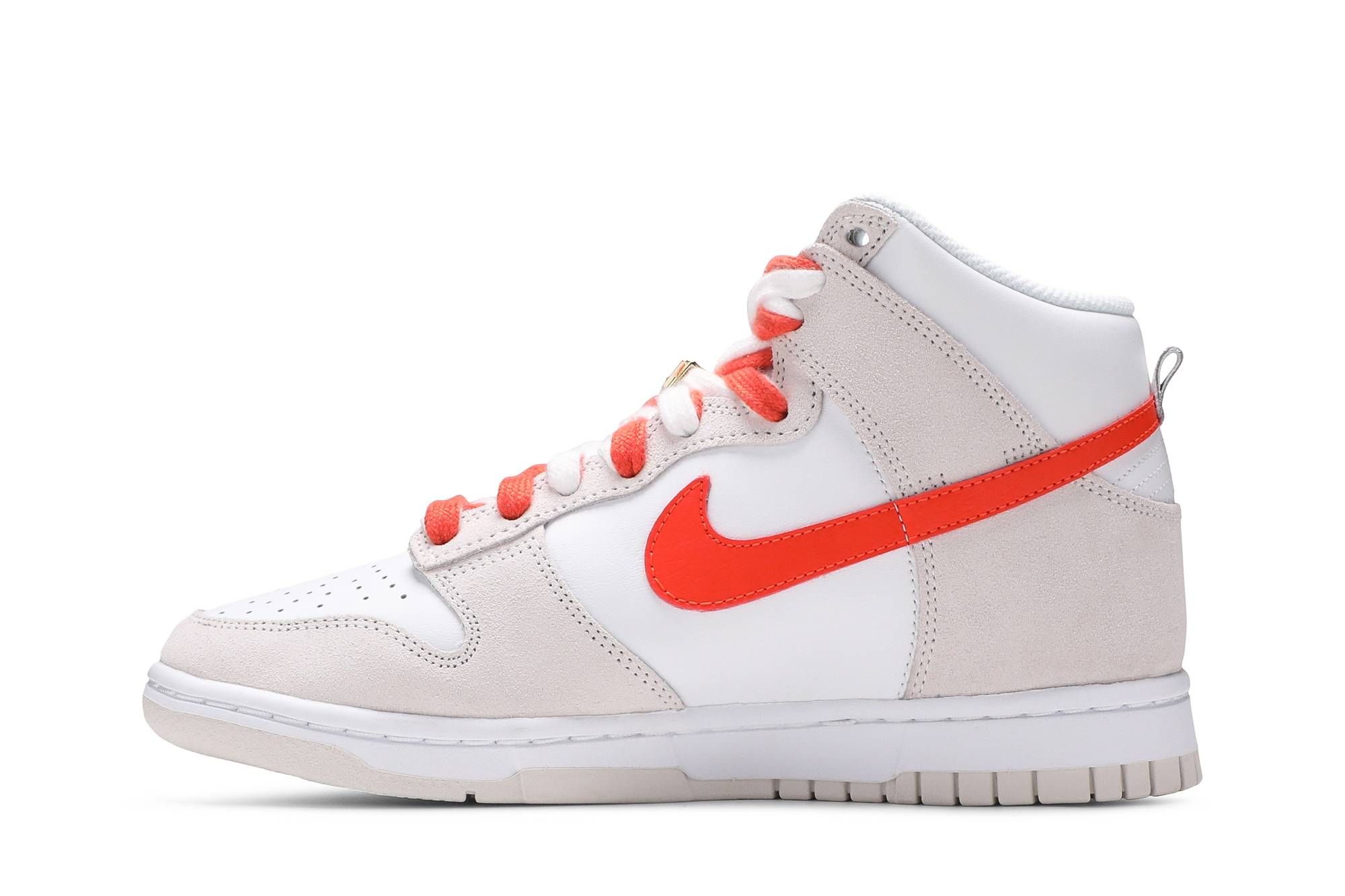 nike dunk high orange white