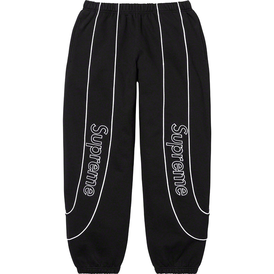 supreme track paneled sweatpant