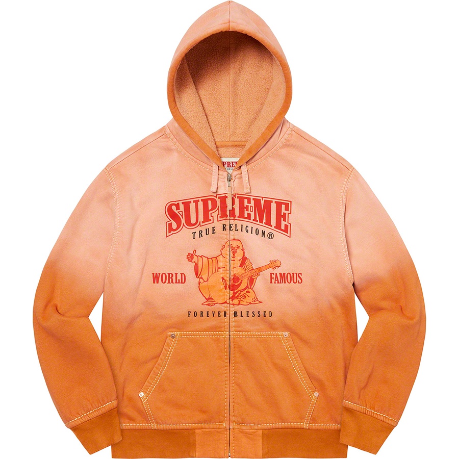 supreme true religion zip up hooded sweatshirt