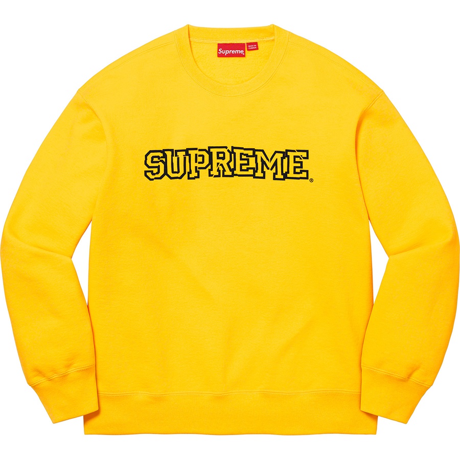 supreme crewneck yellow