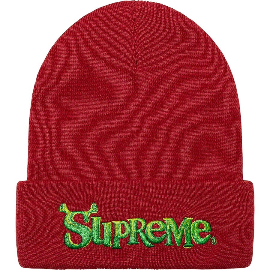 Supreme Shrek Beanie Cardinal (FW21 