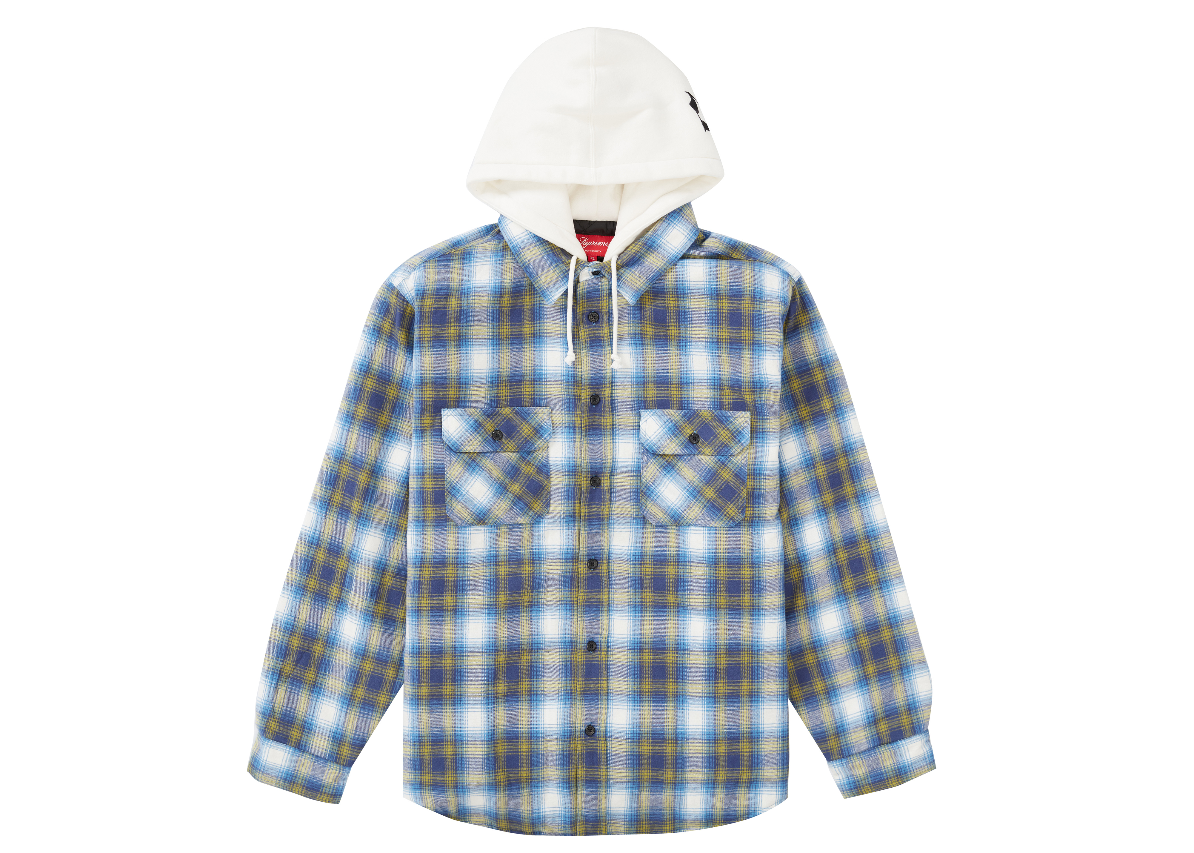 supreme hooded flannel