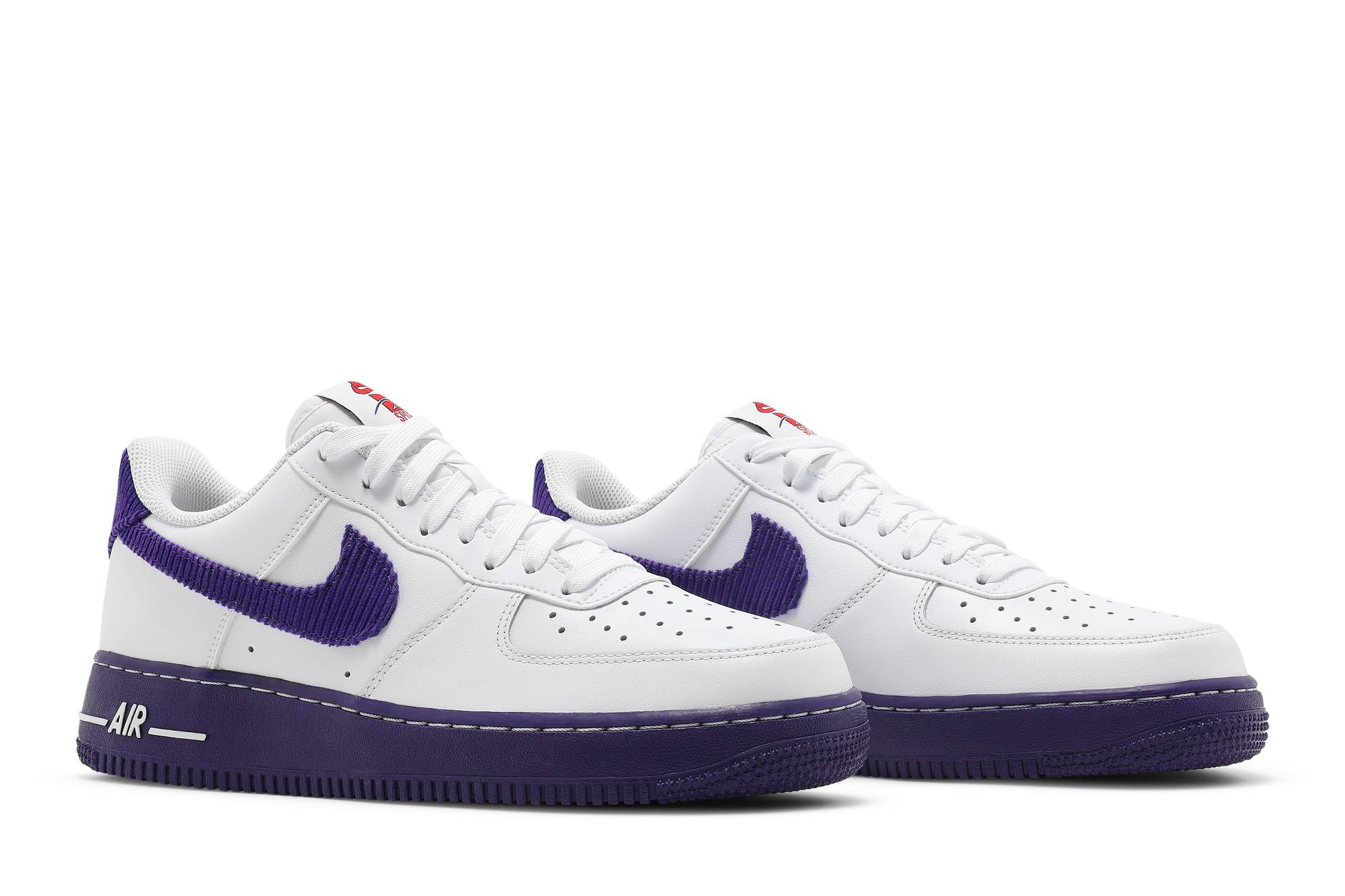 air force white and court purple