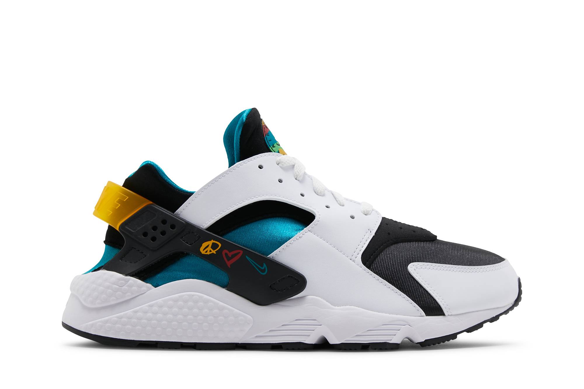 nike air huarache peace love swoosh