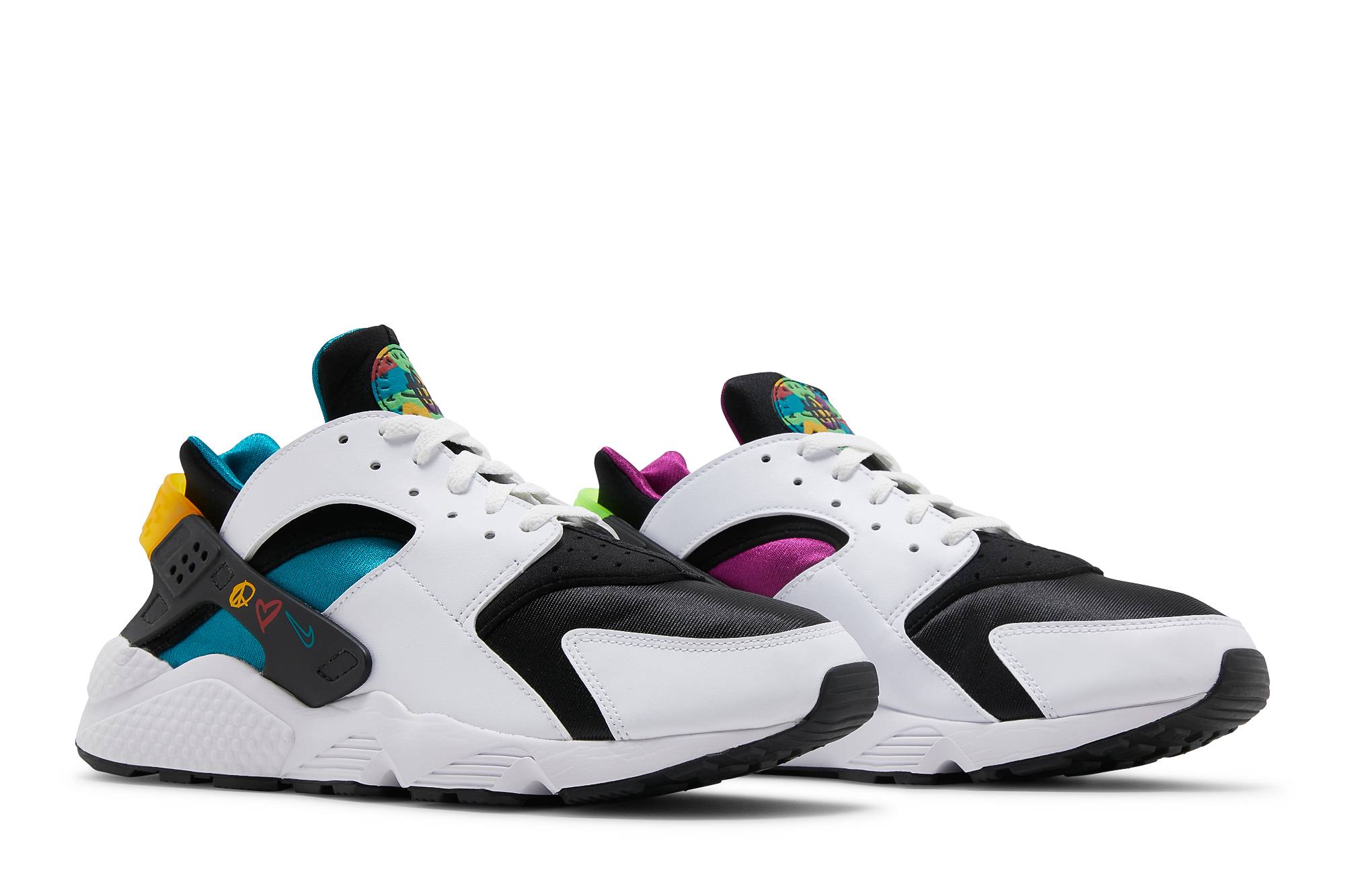 nike air huarache peace love swoosh