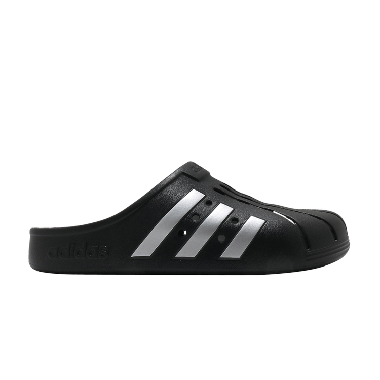 adilette clogs black