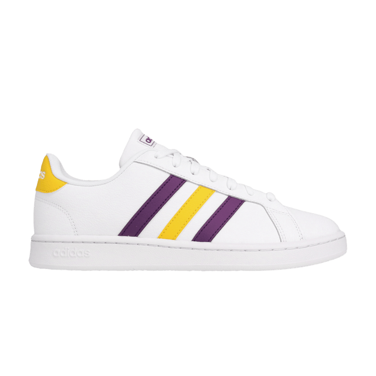 adidas grand court yellow