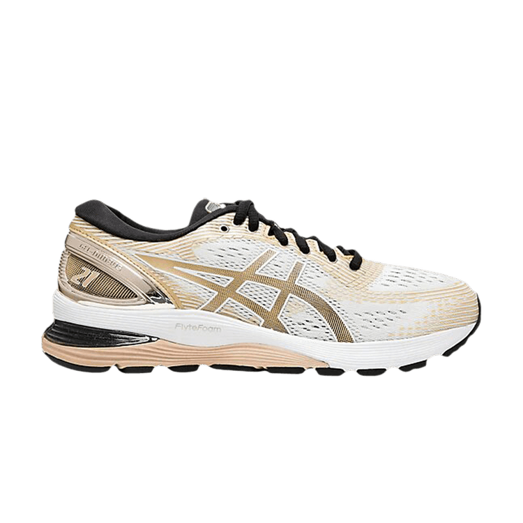 asics white frosted almond