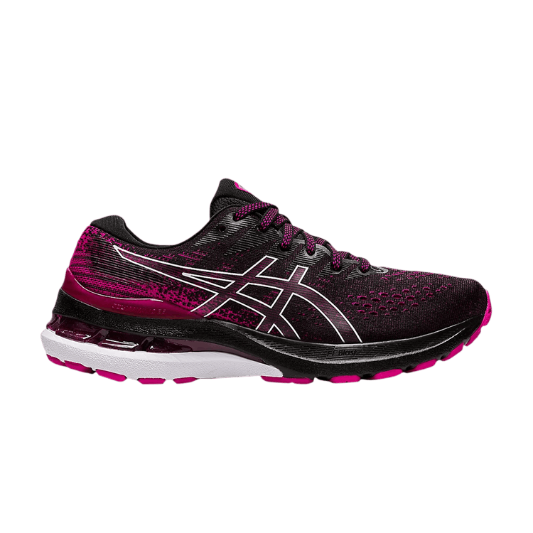 asics gel kayano 28 black pink rave