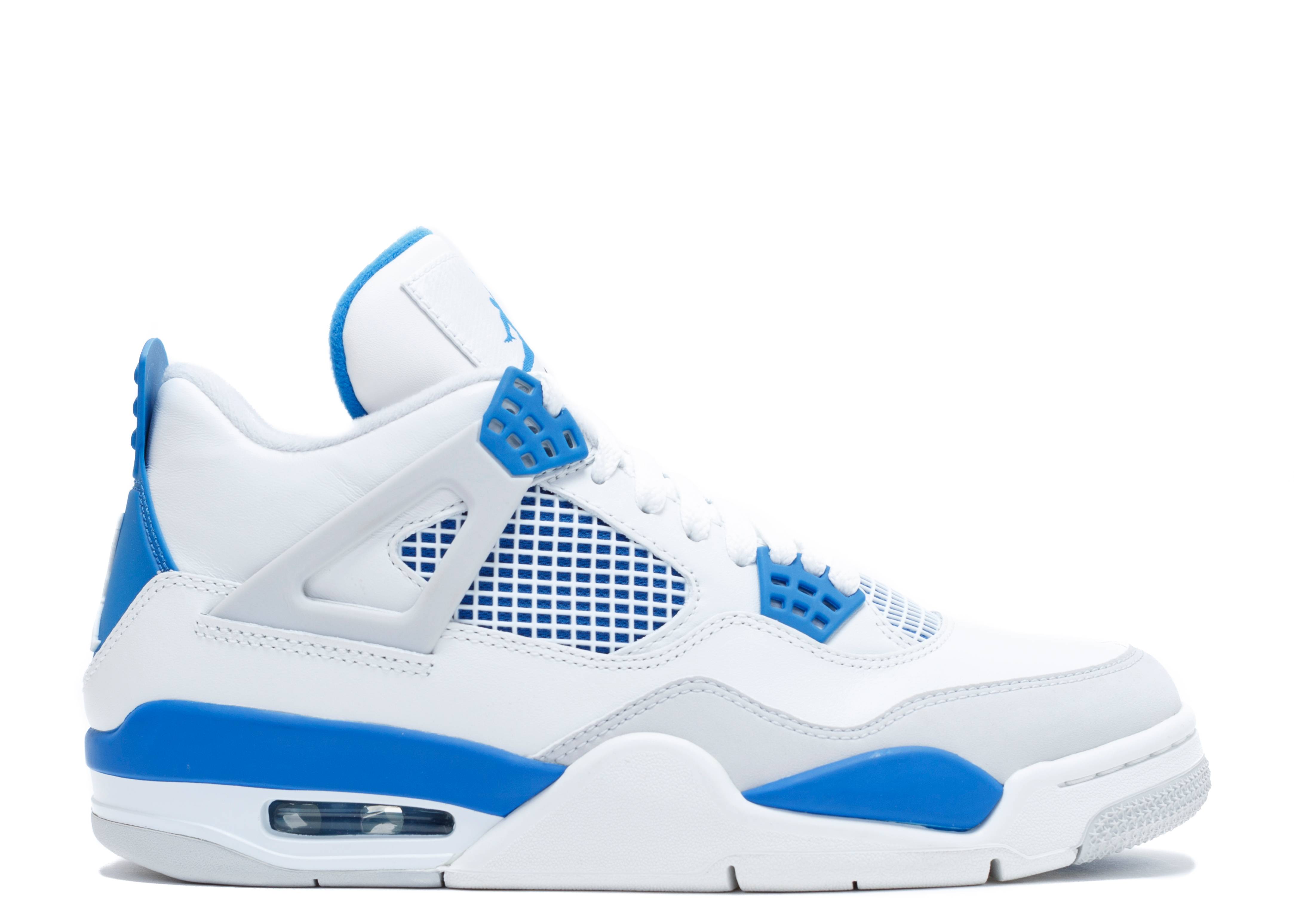 light blue jordan 4's