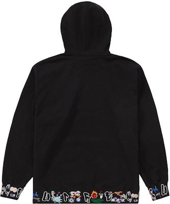 Supreme AOI Icons Hooded Sweatshirt Black - Novelship