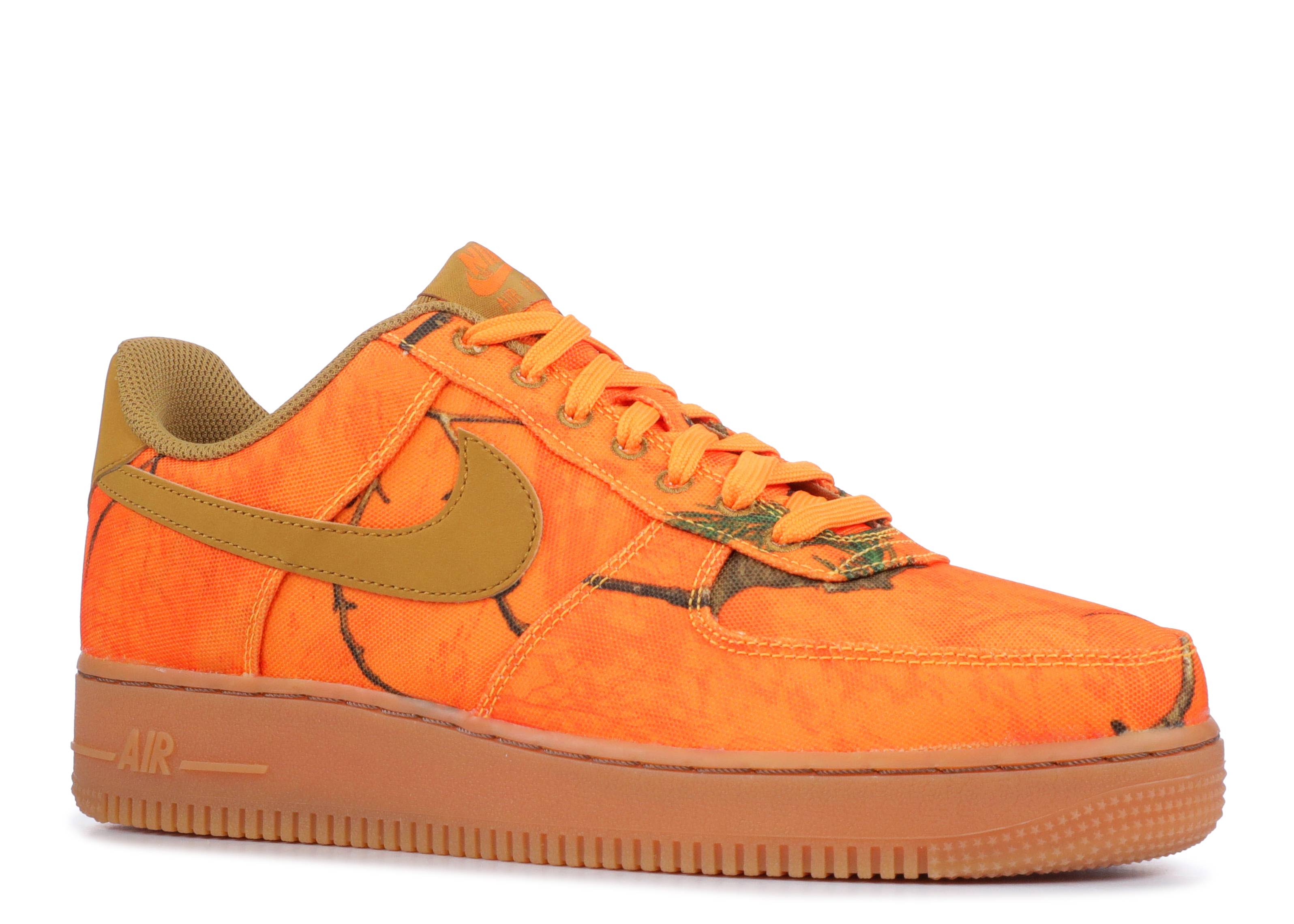 orange realtree air force 1