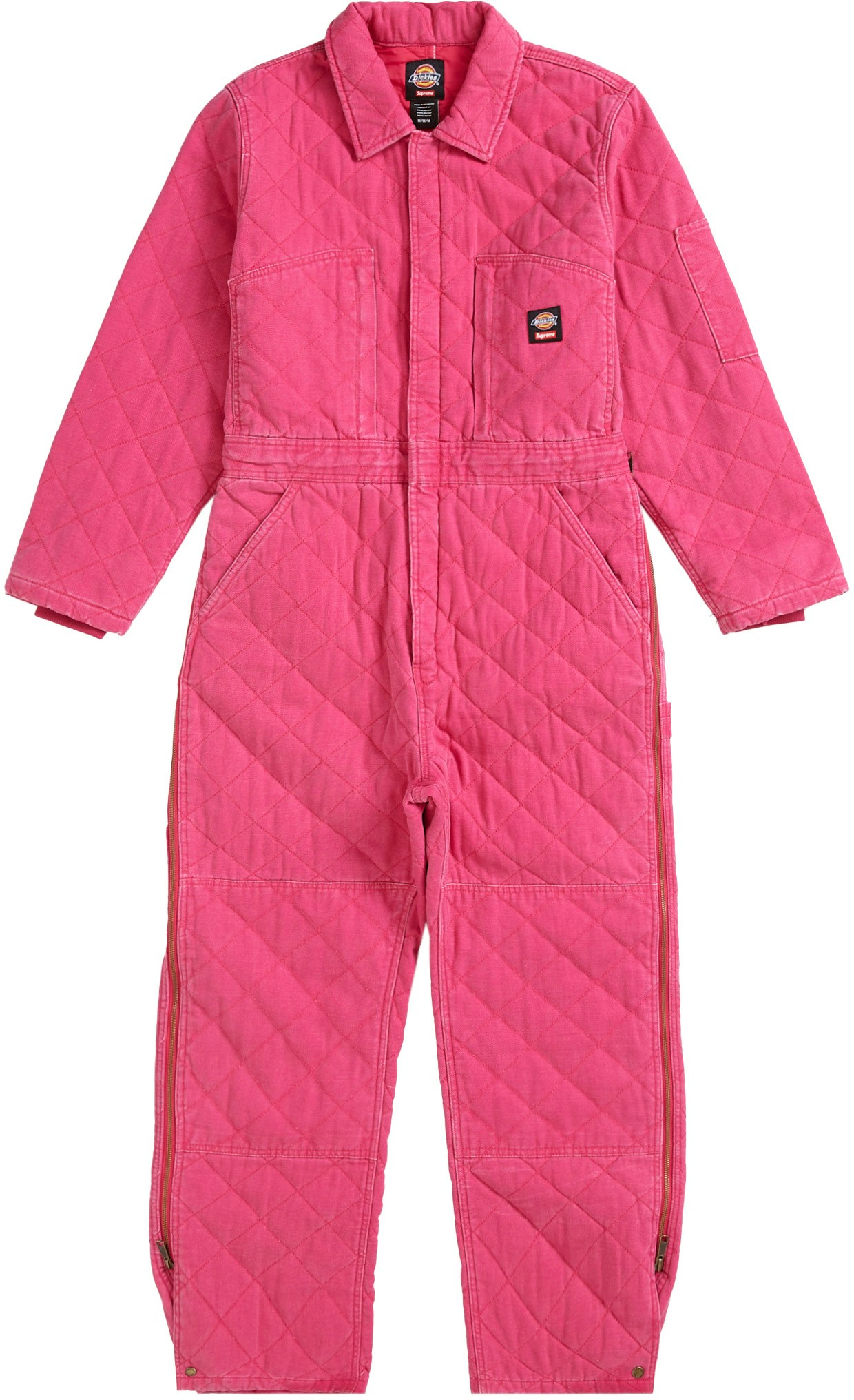 Supreme x Dickies Quilted Denim Coverall Pink
