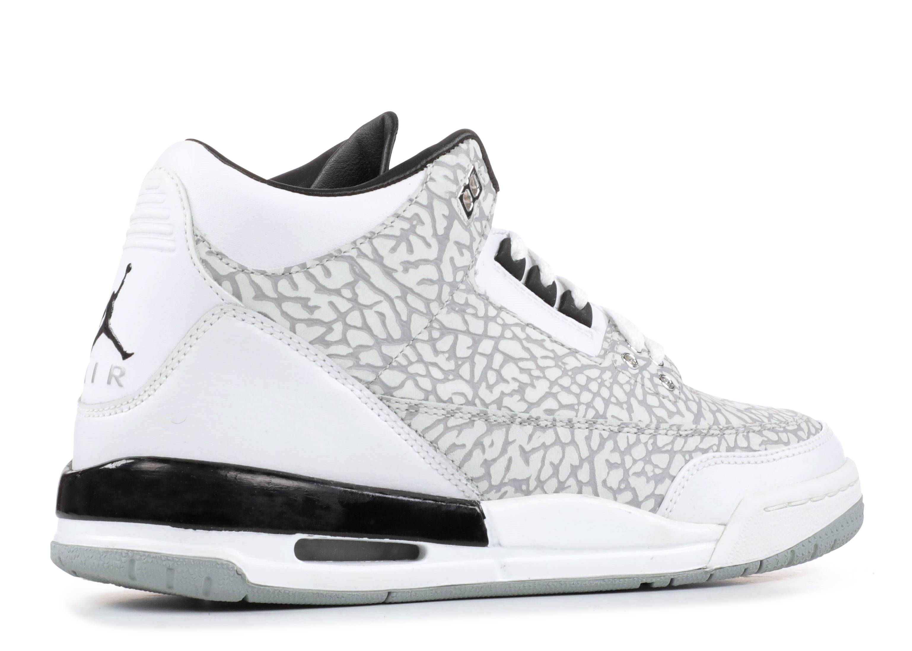 white flip jordan 3