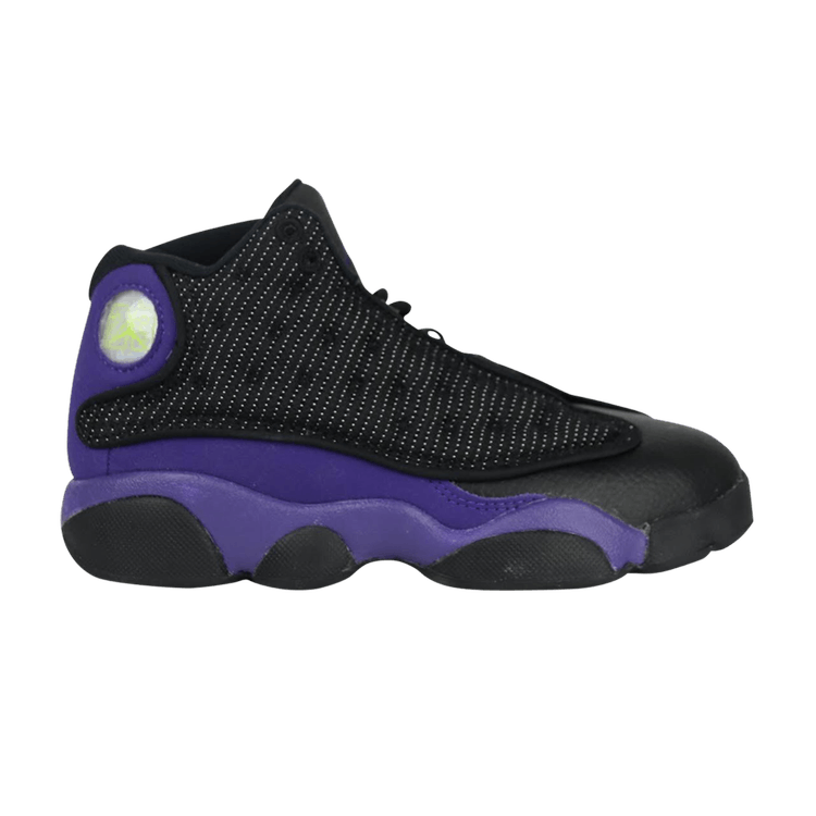jordan retro 13 black purple turquoise