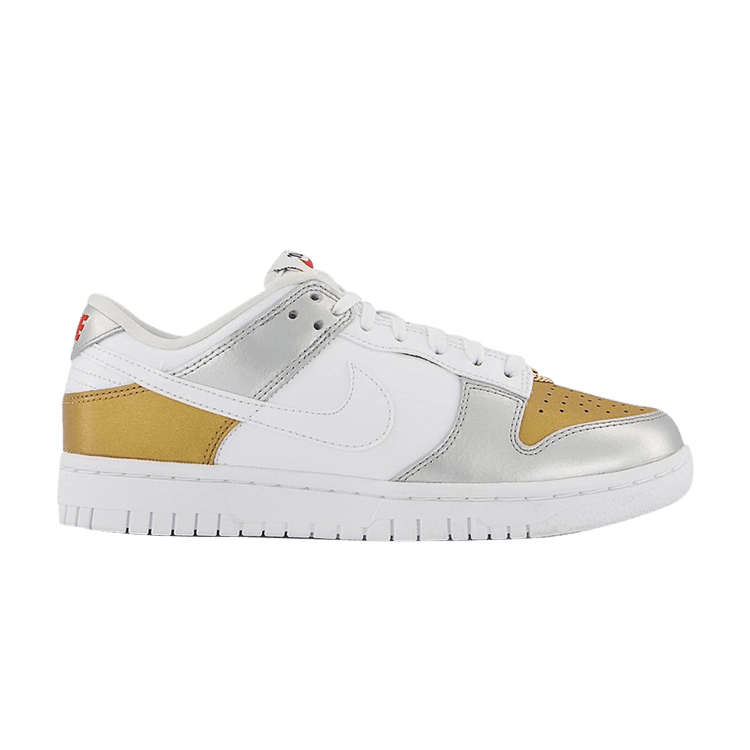 wmns air jordan 1 low se white metallic gold