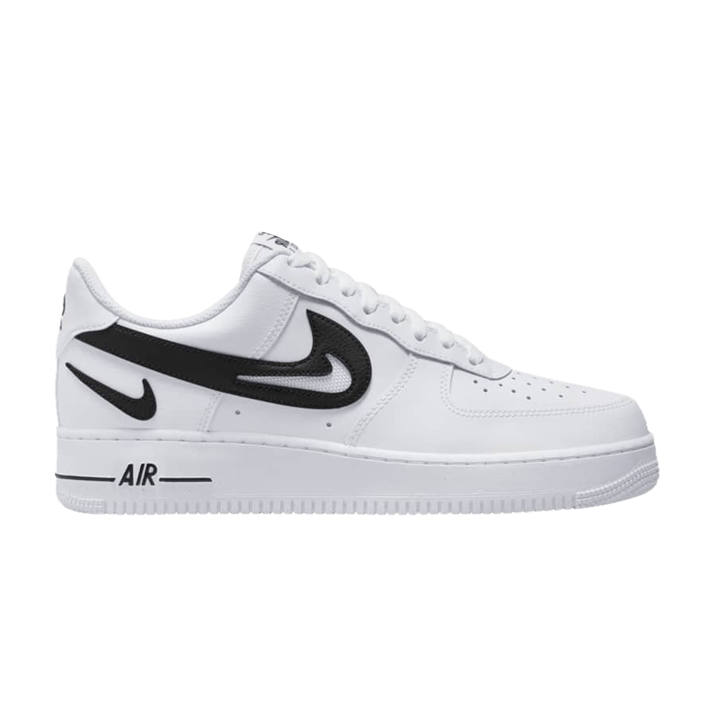 air force 1 white with black check