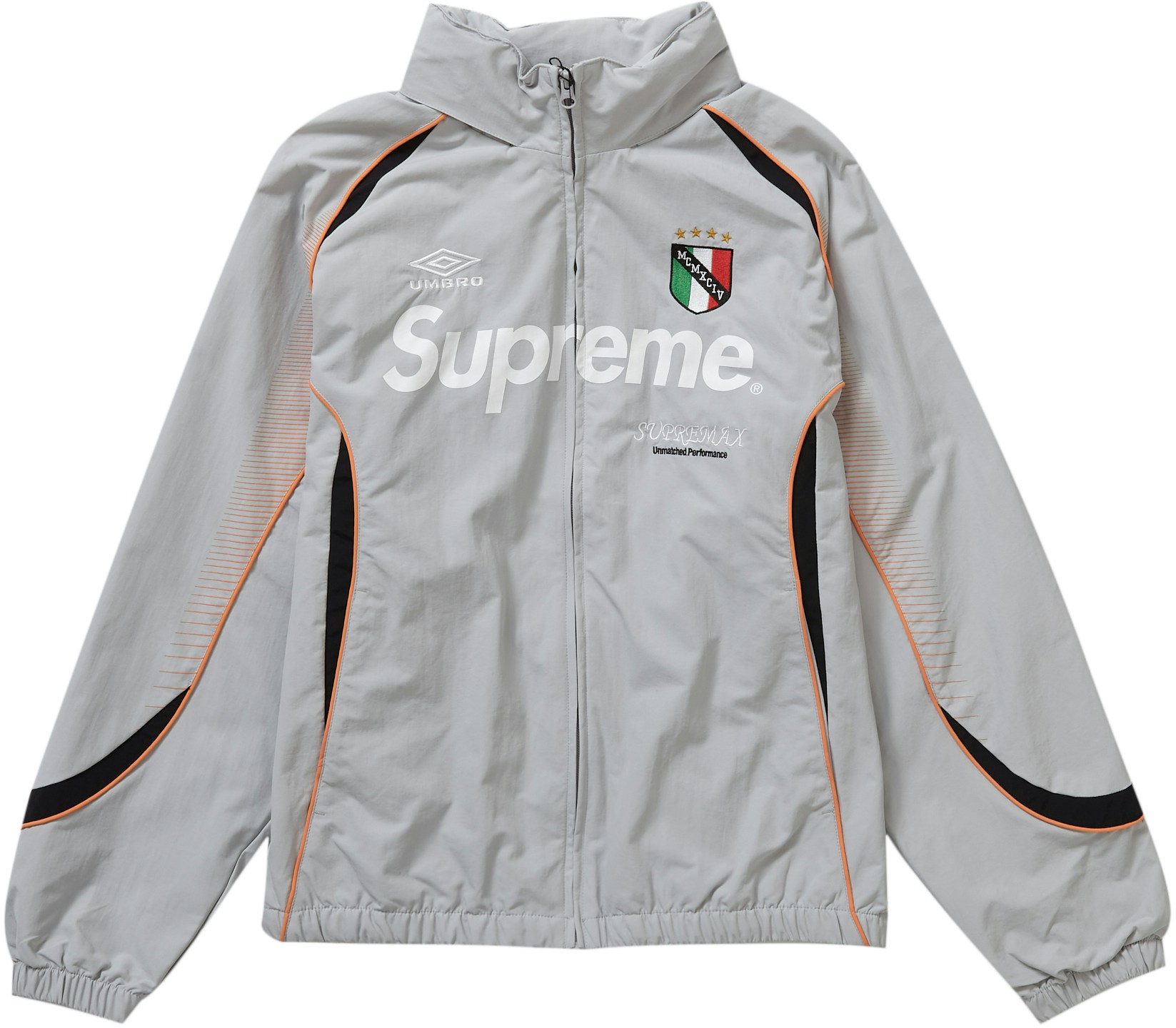 Supreme x Umbro Track Jacket 'Grey' - Novelship