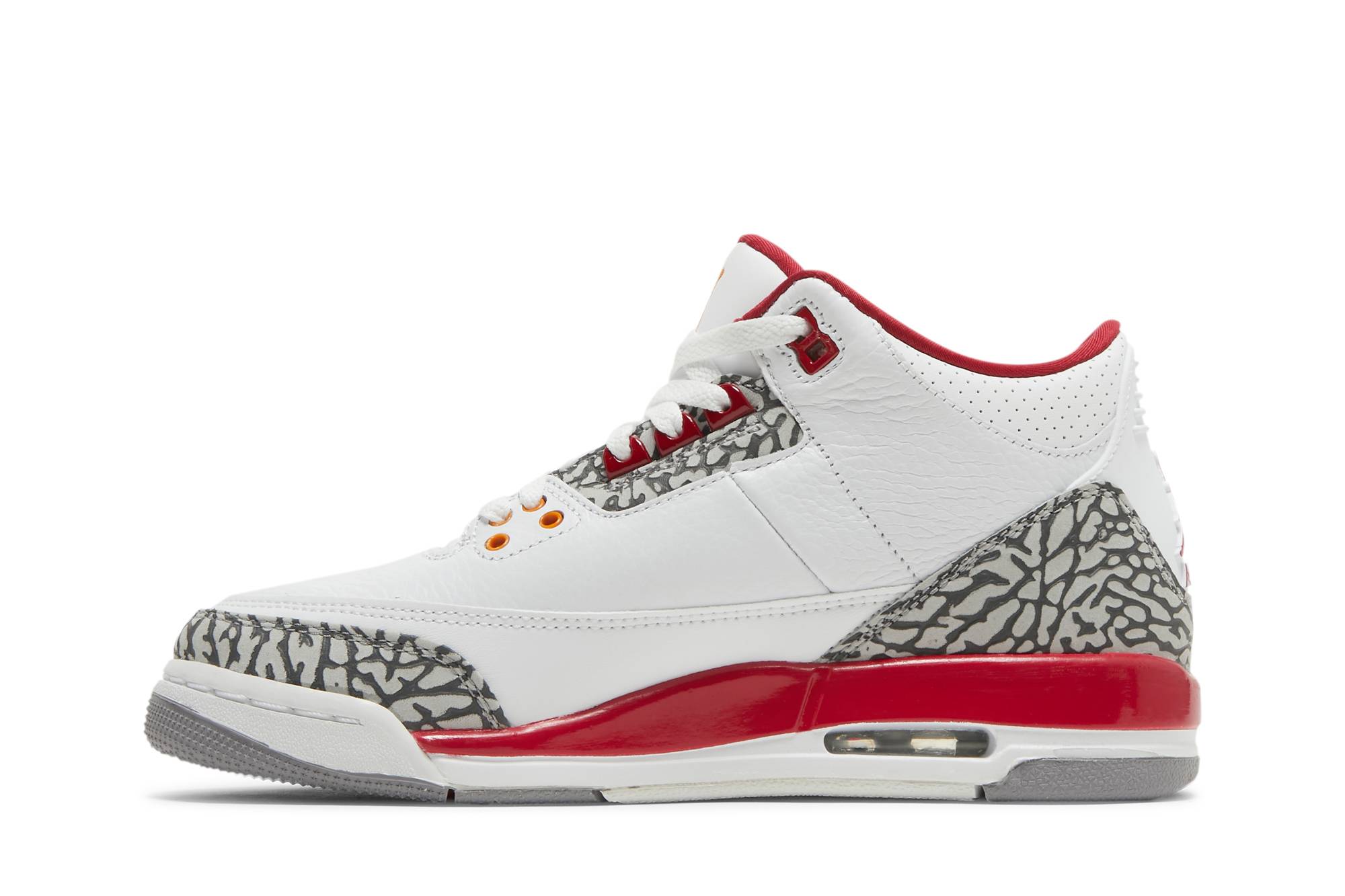 red and white 3s