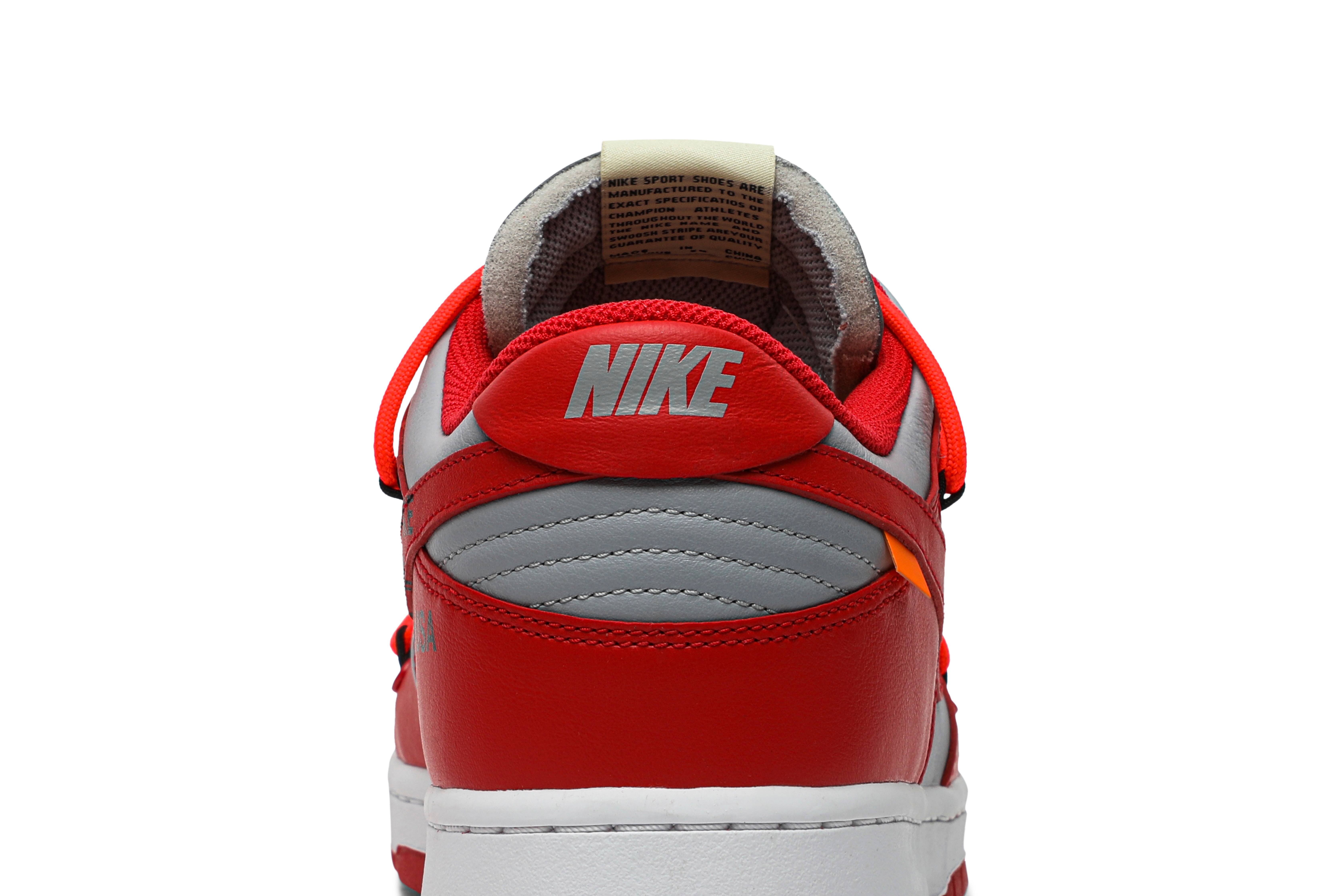 red grey off white dunks