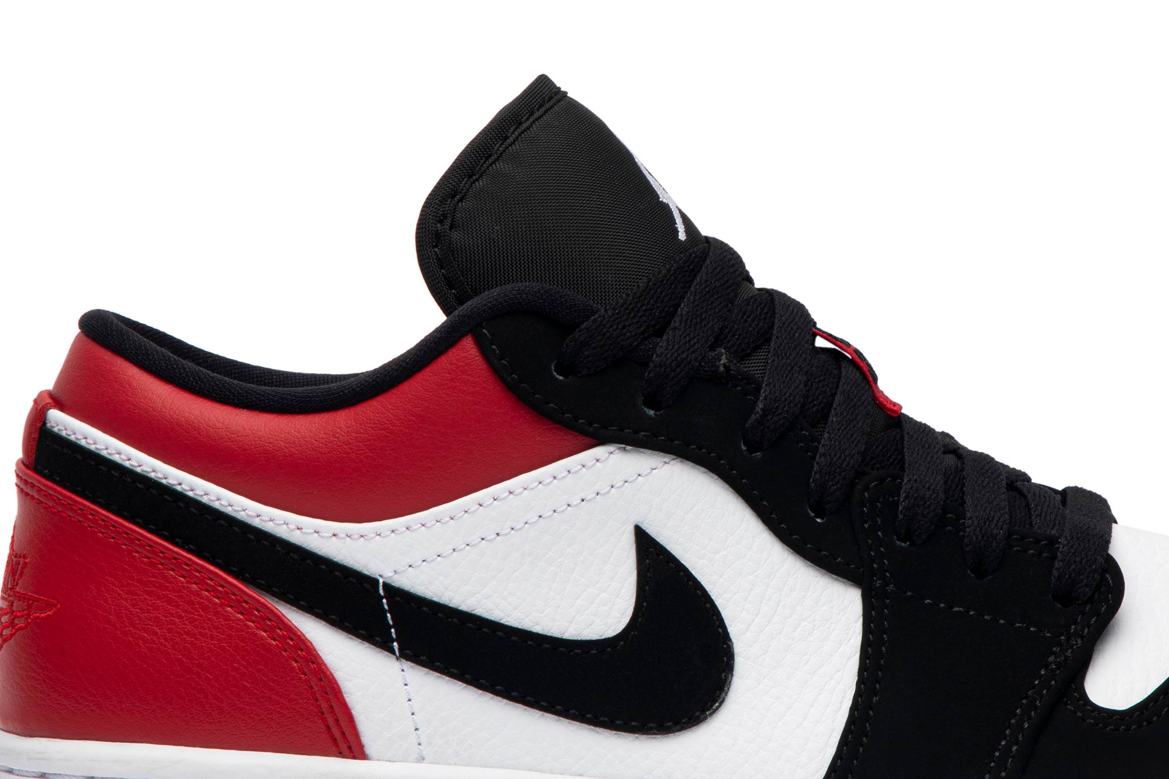 Air Jordan 1 Low 'Black Toe' - 553558 