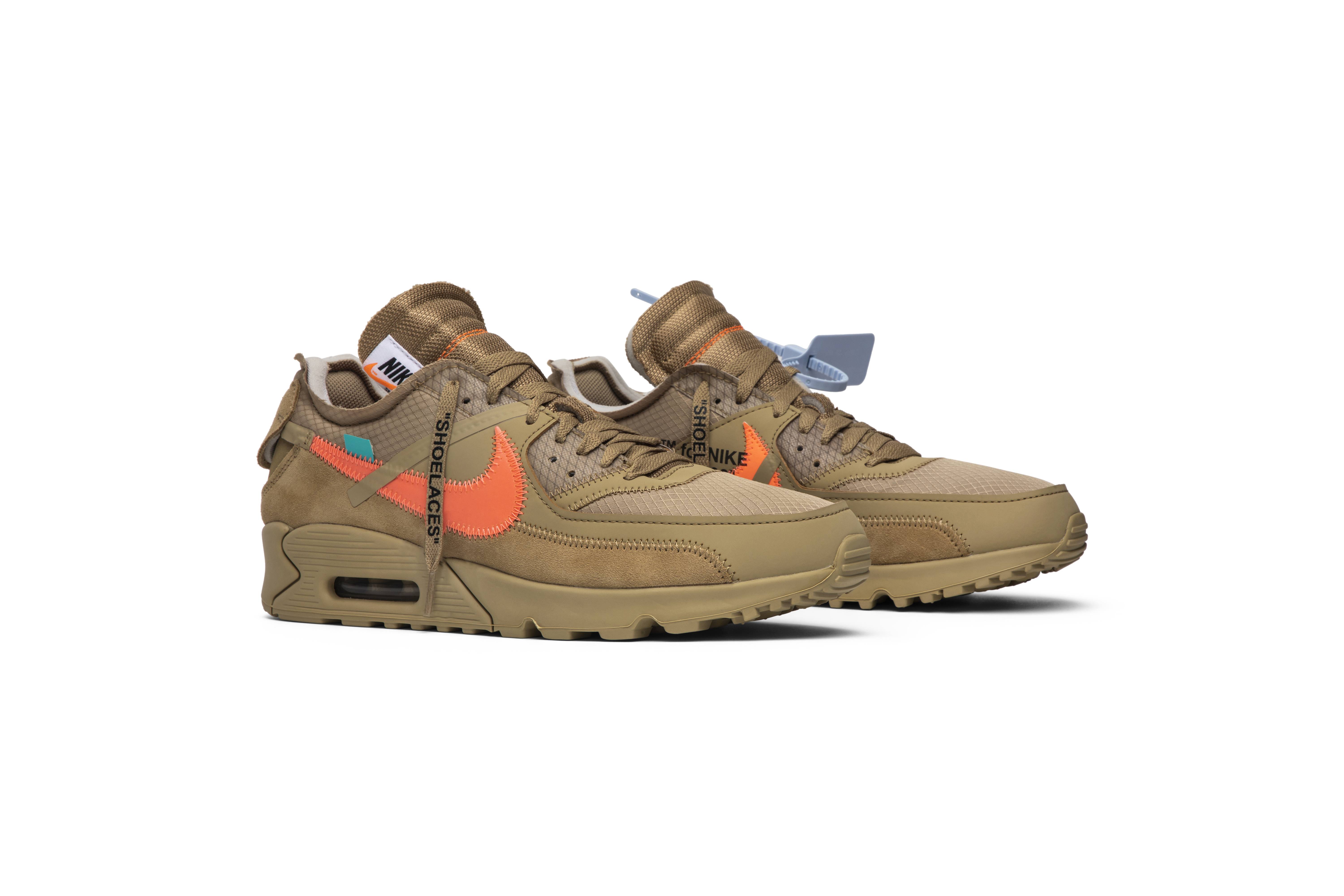 tan air max 90 off white