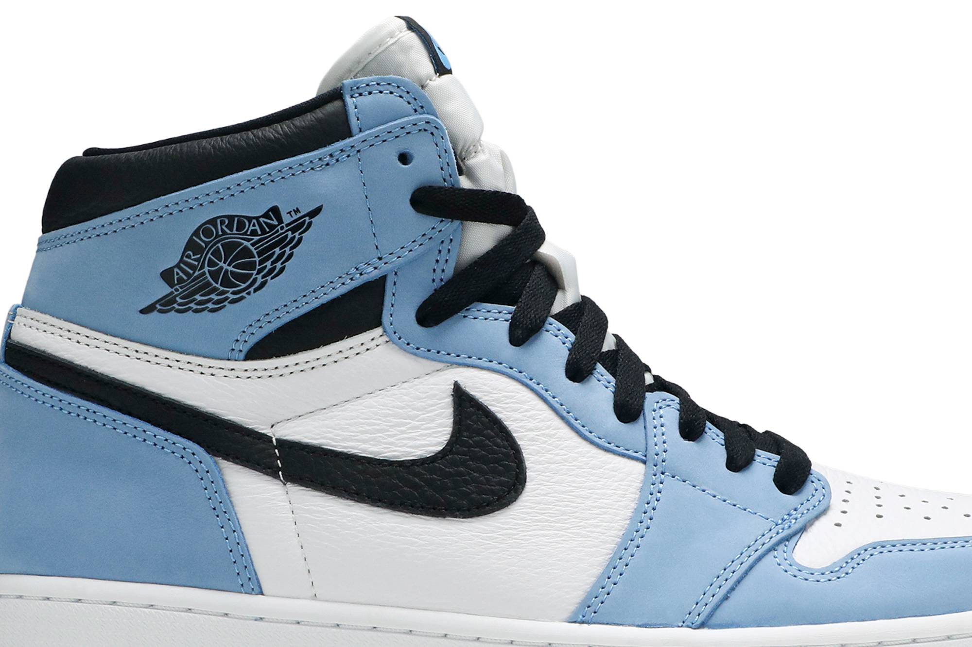 blue high jordans