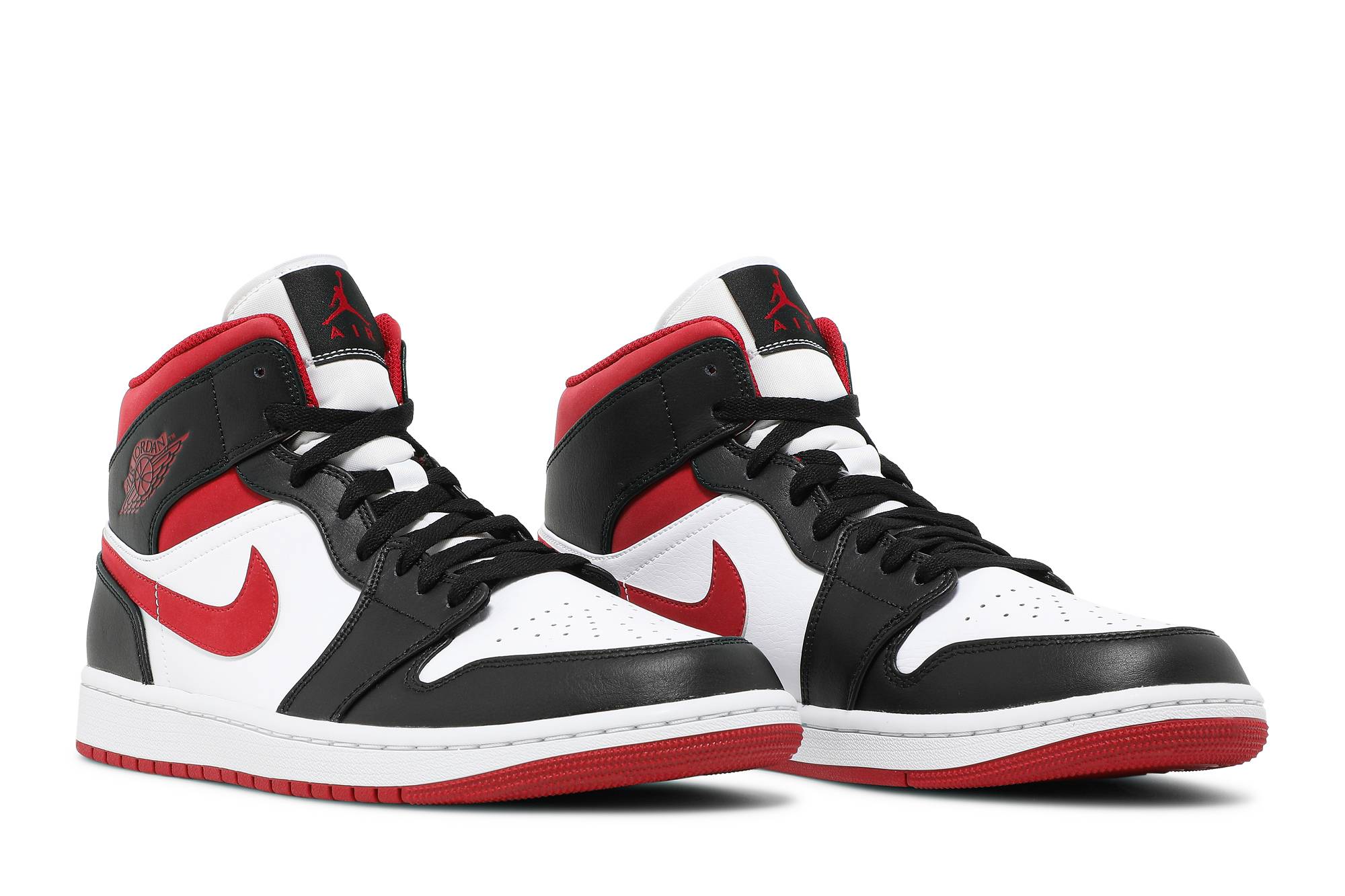 air jordan 1 mid black gym red release date