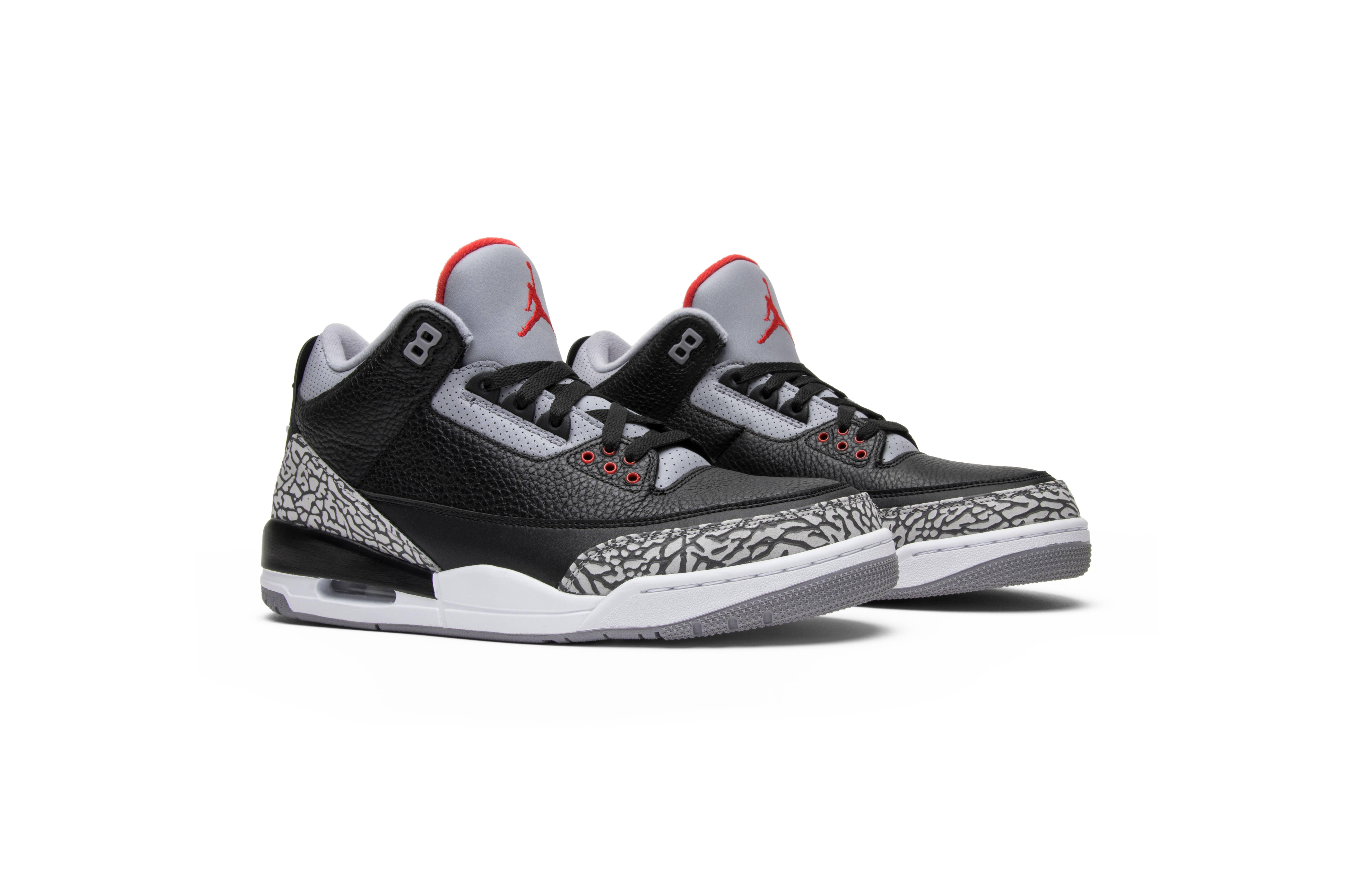 jordan 3 retro og black cement 2018