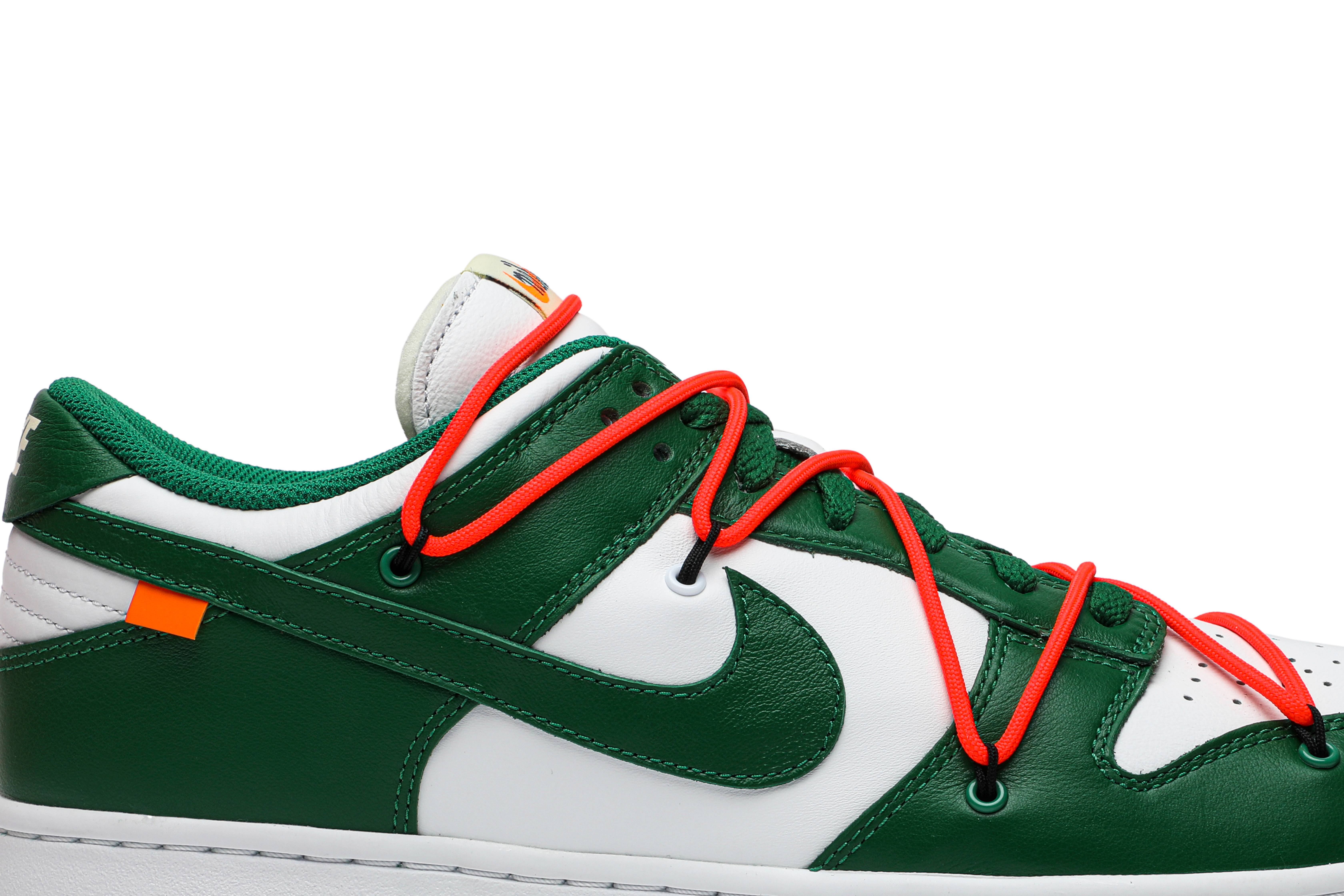 off white pine green dunk