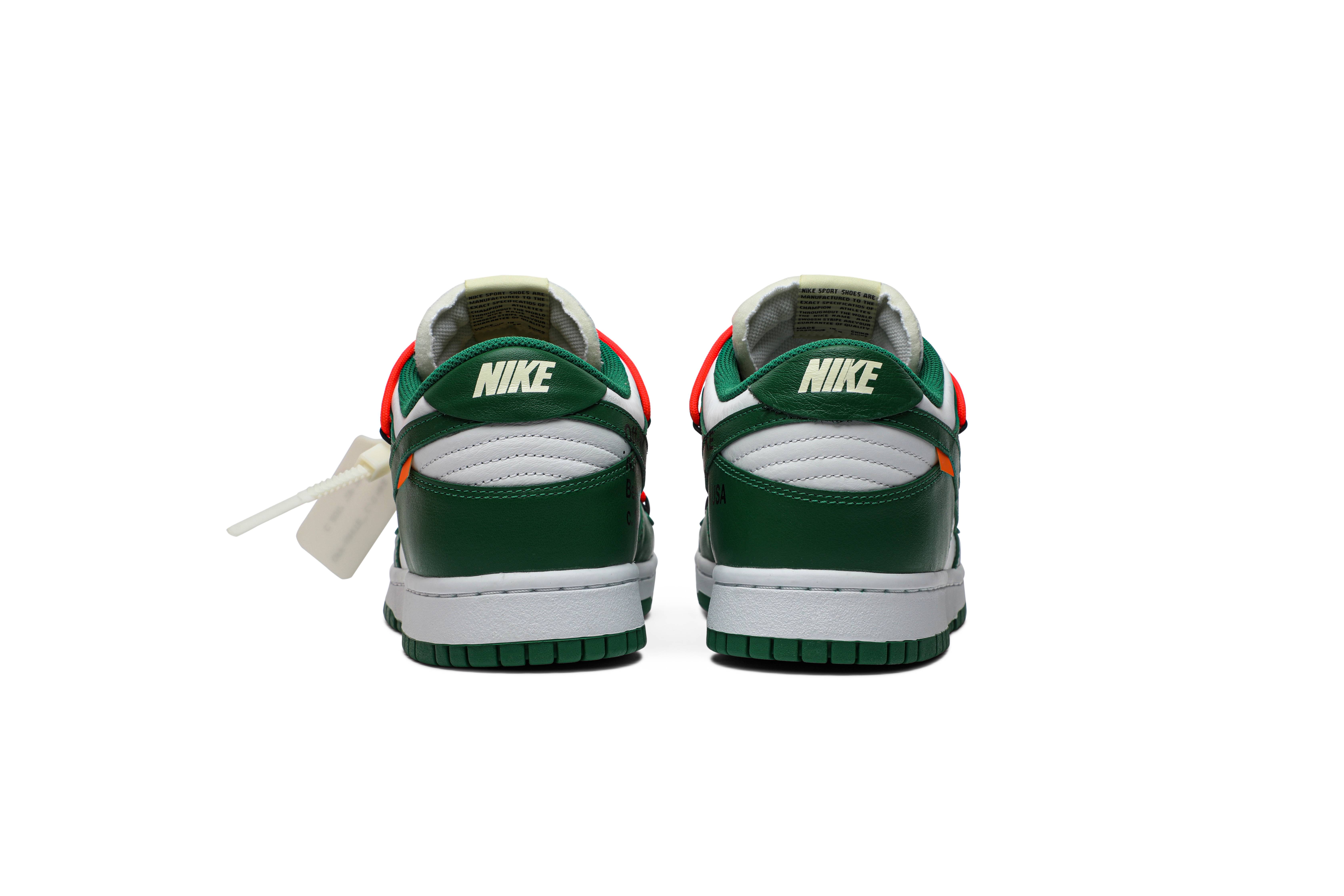 pine green off white