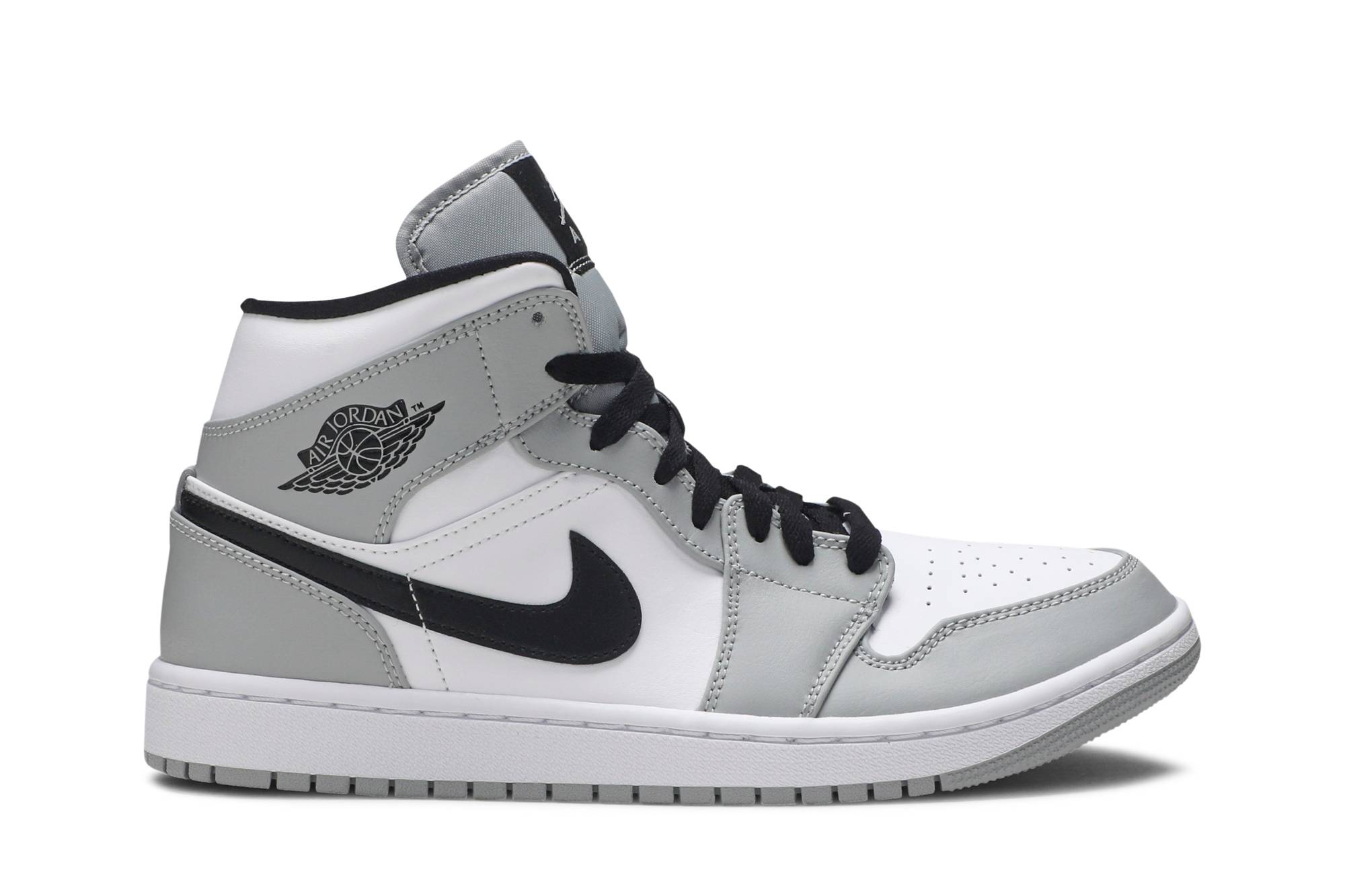 jordan 1 mid smoke grey footasylum