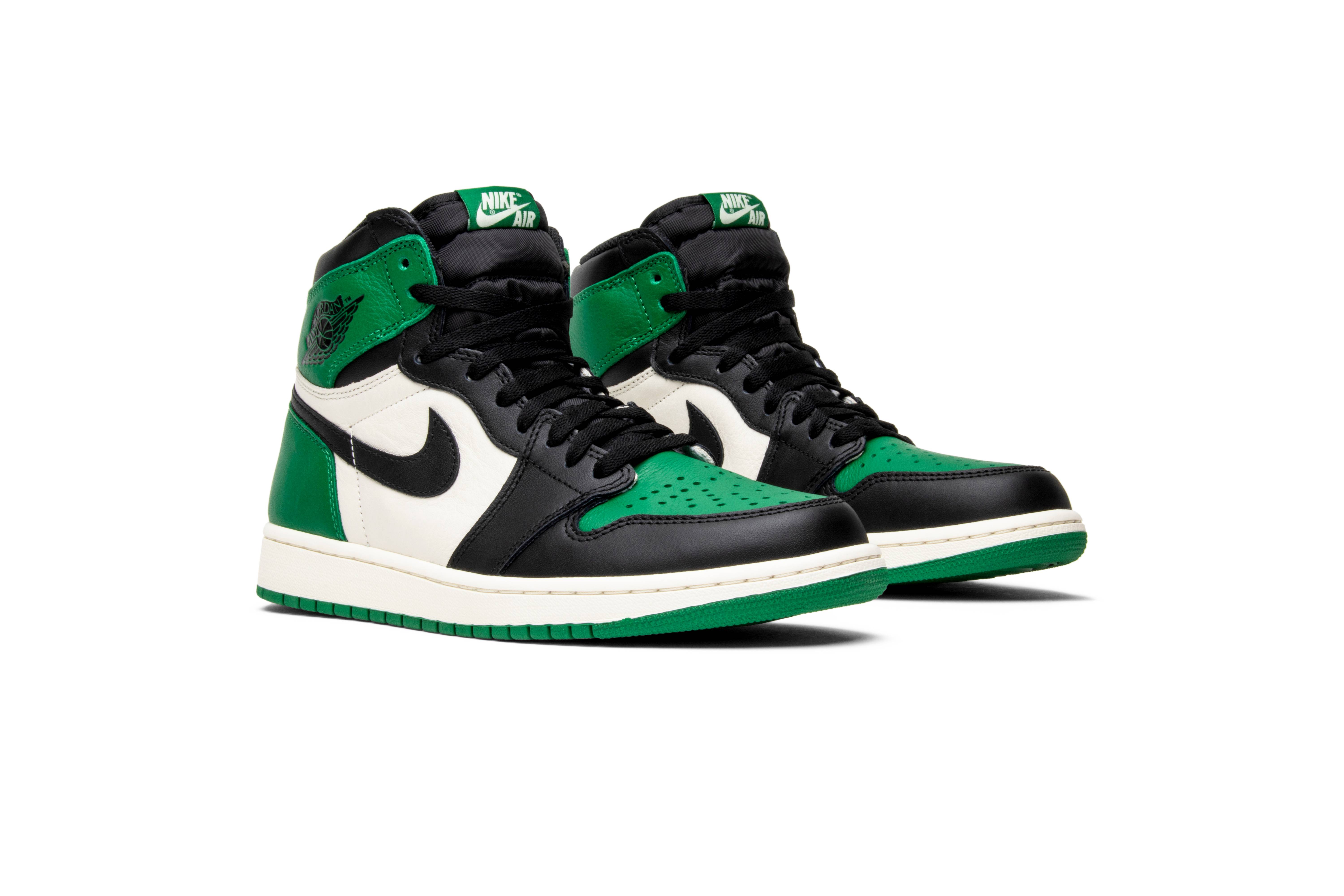 jordan one high pine green