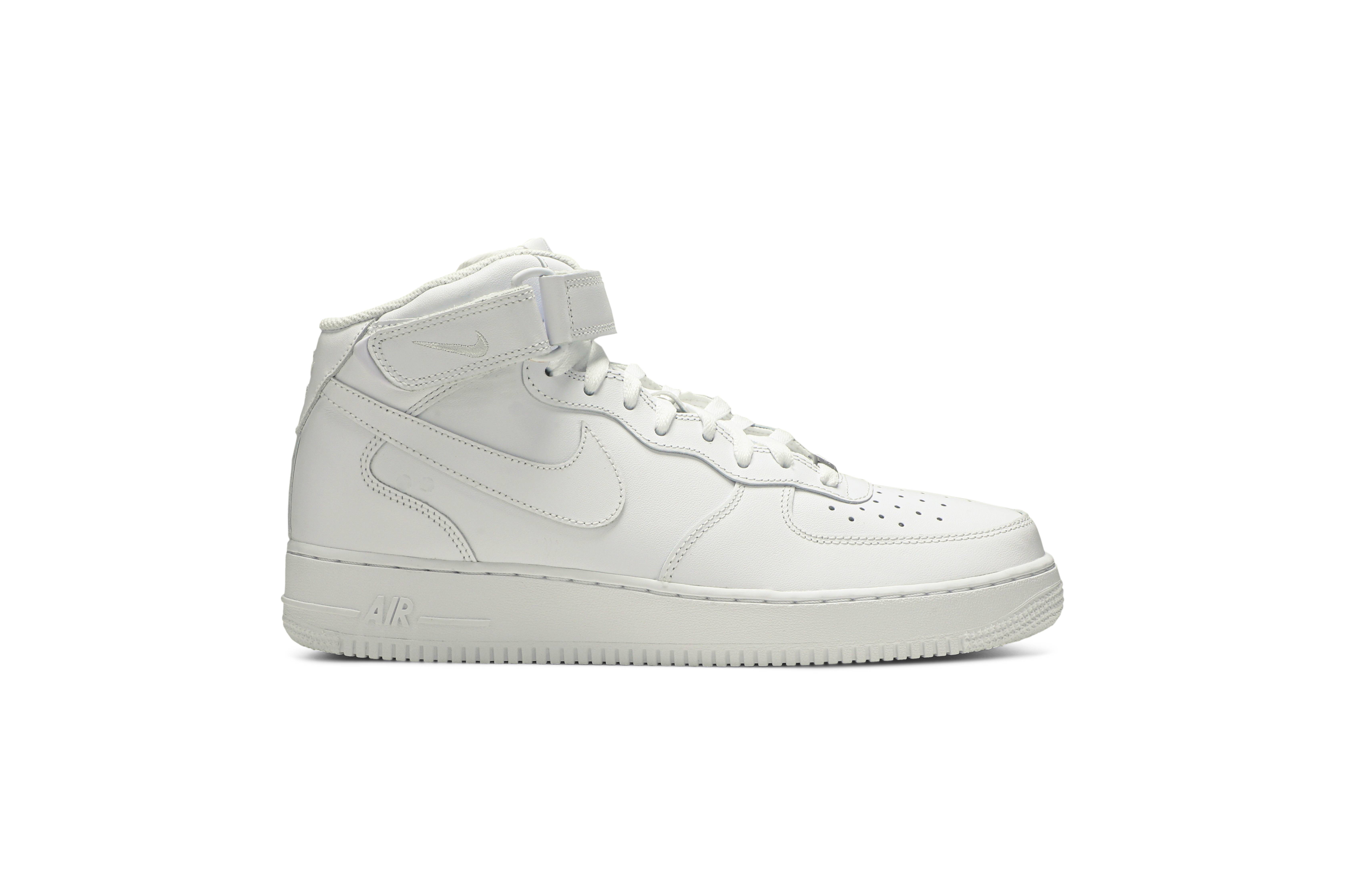 all white af1 high