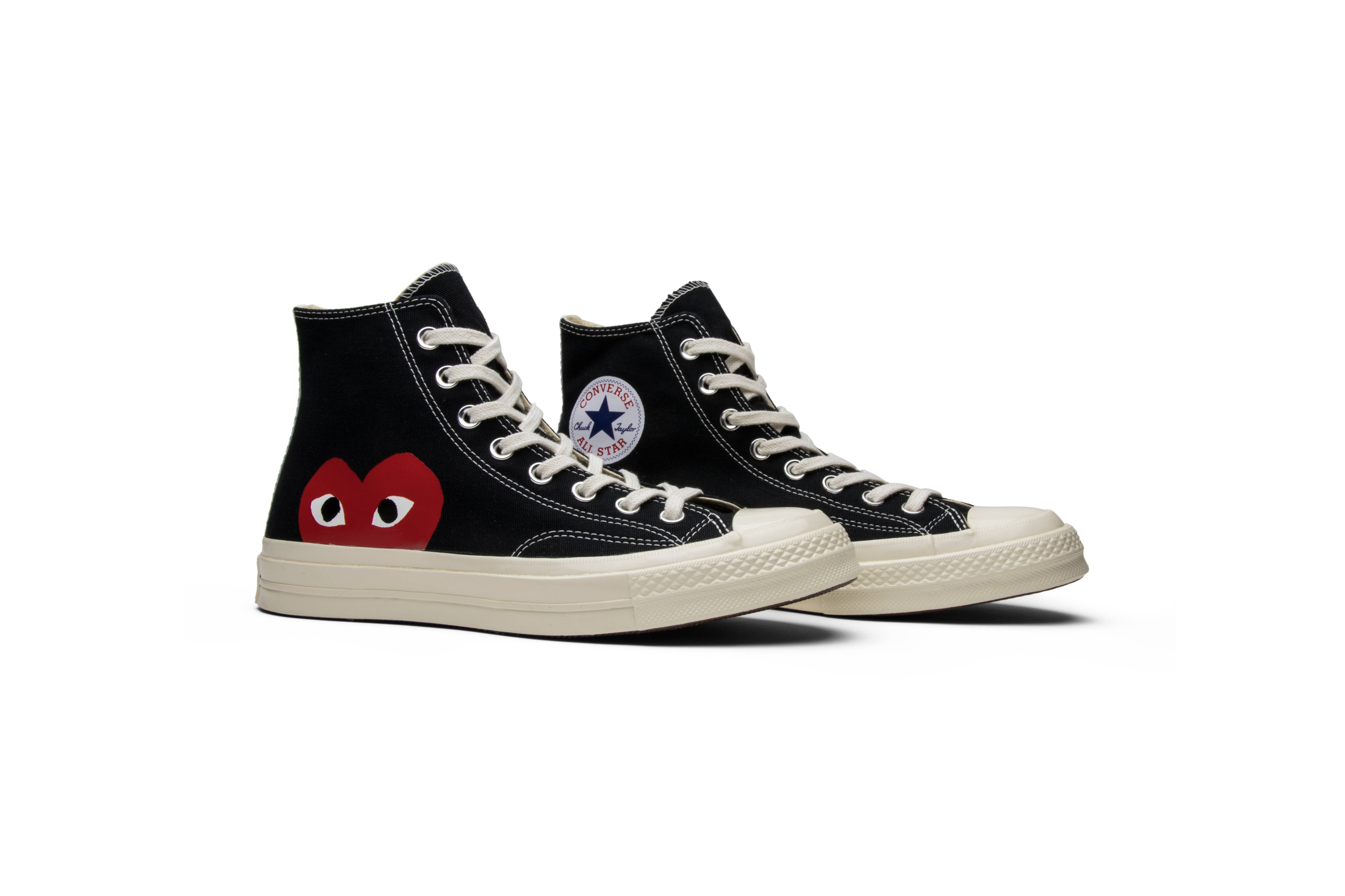 converse comme des garcons size 12