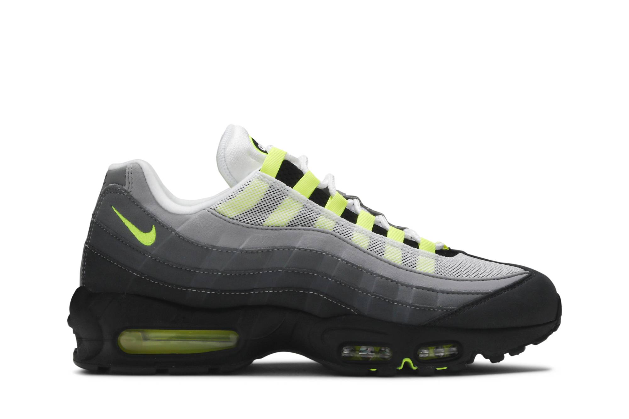 grey lime green air max 95