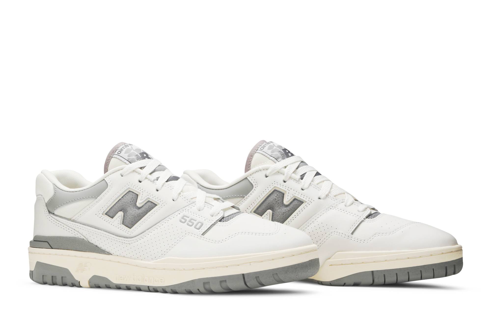 new balance 550 aime leon dore silver