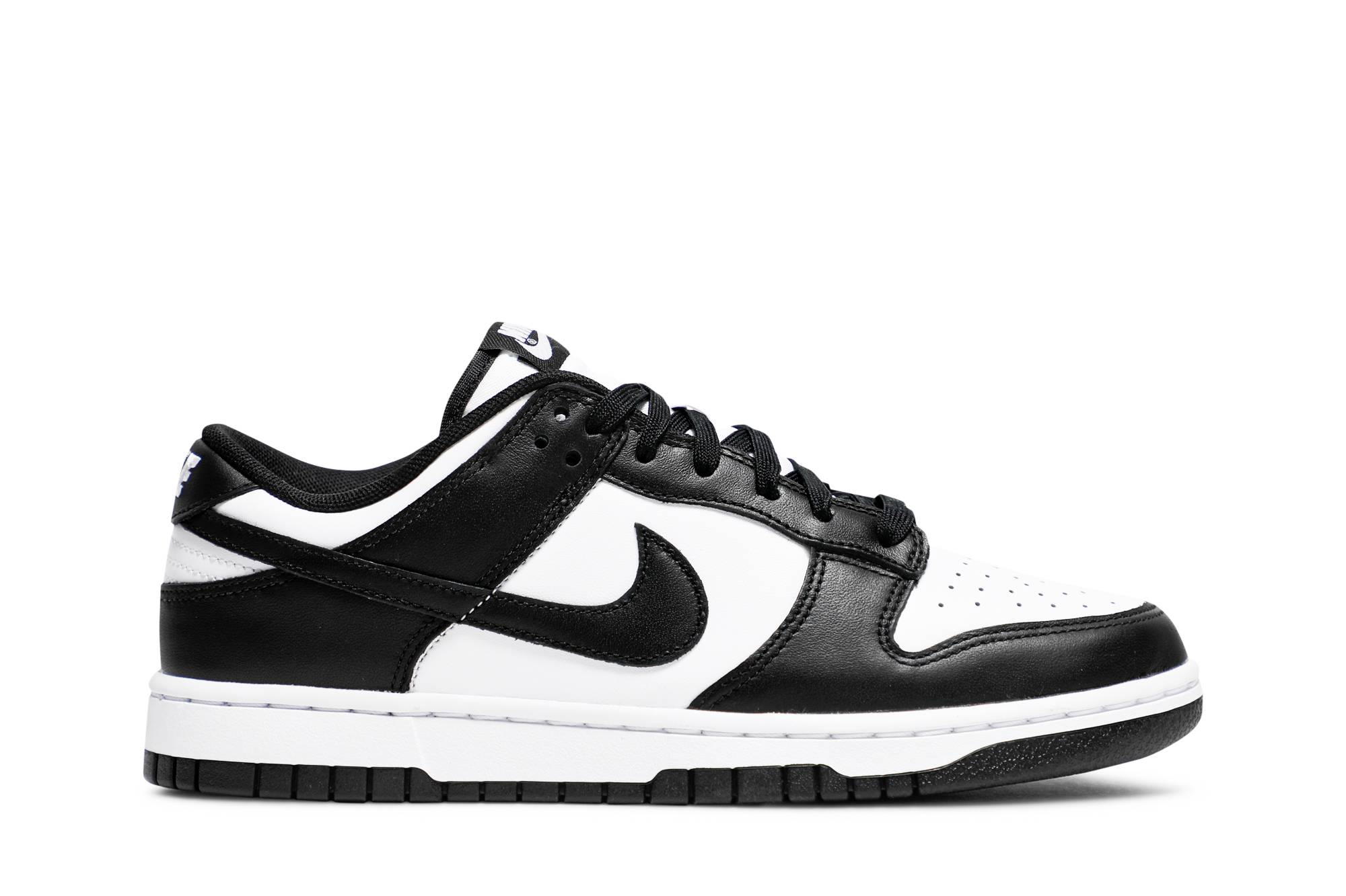 nike dunk low panda black and white