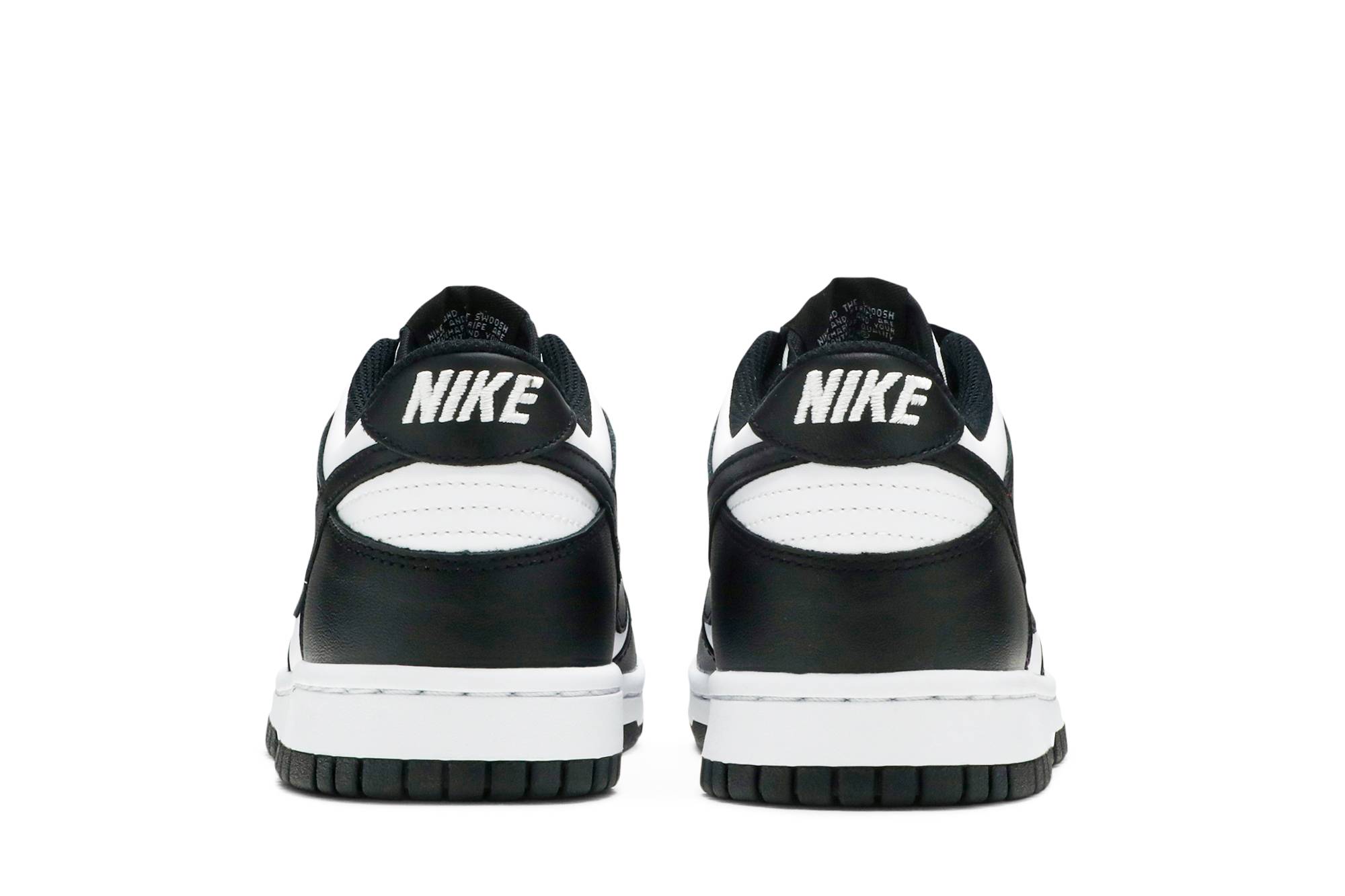 nike dunk low black white gs