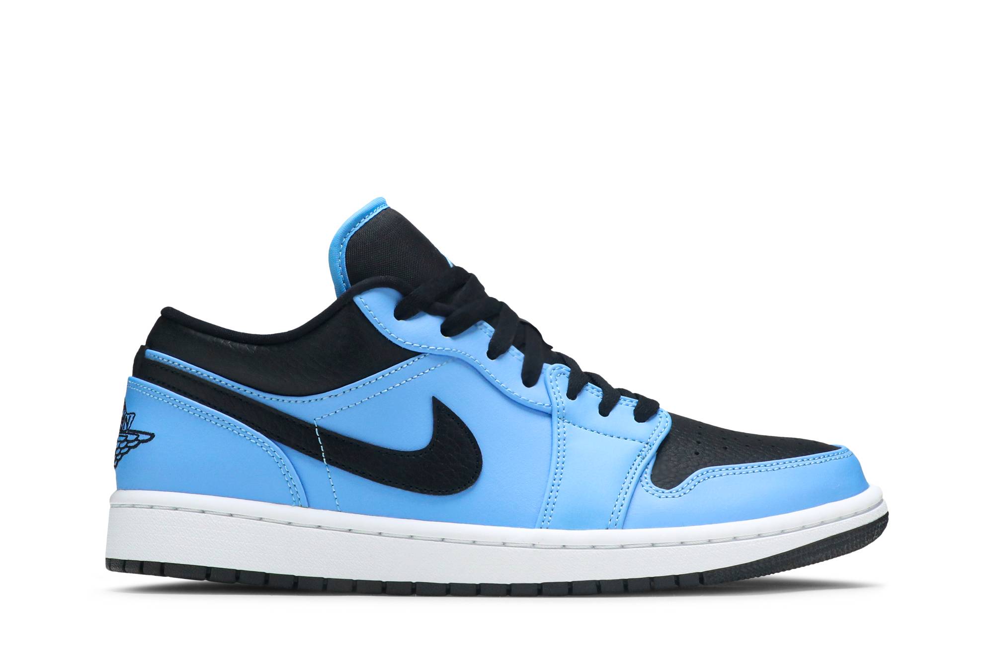 jordan 1 low university blue black white