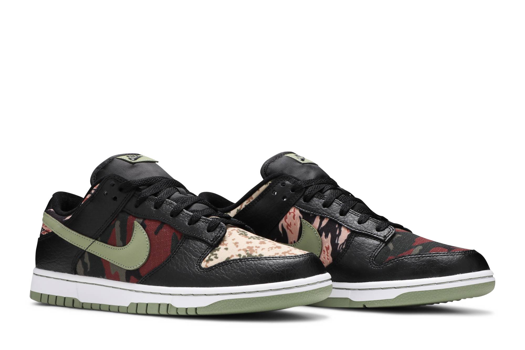 nike dunk black multi camo