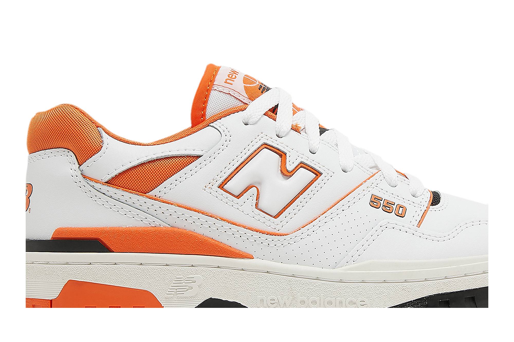 new balance 550 white orange