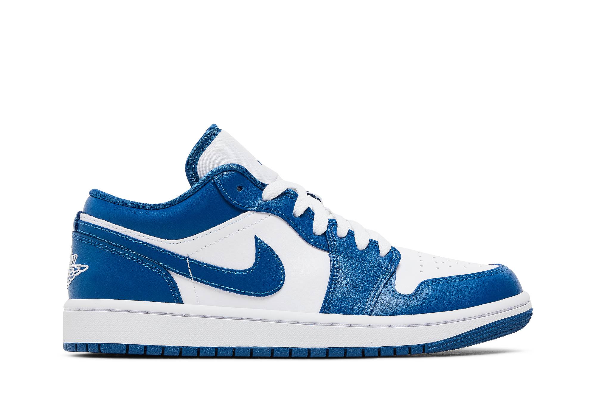 jordan aj 1 low blue and white