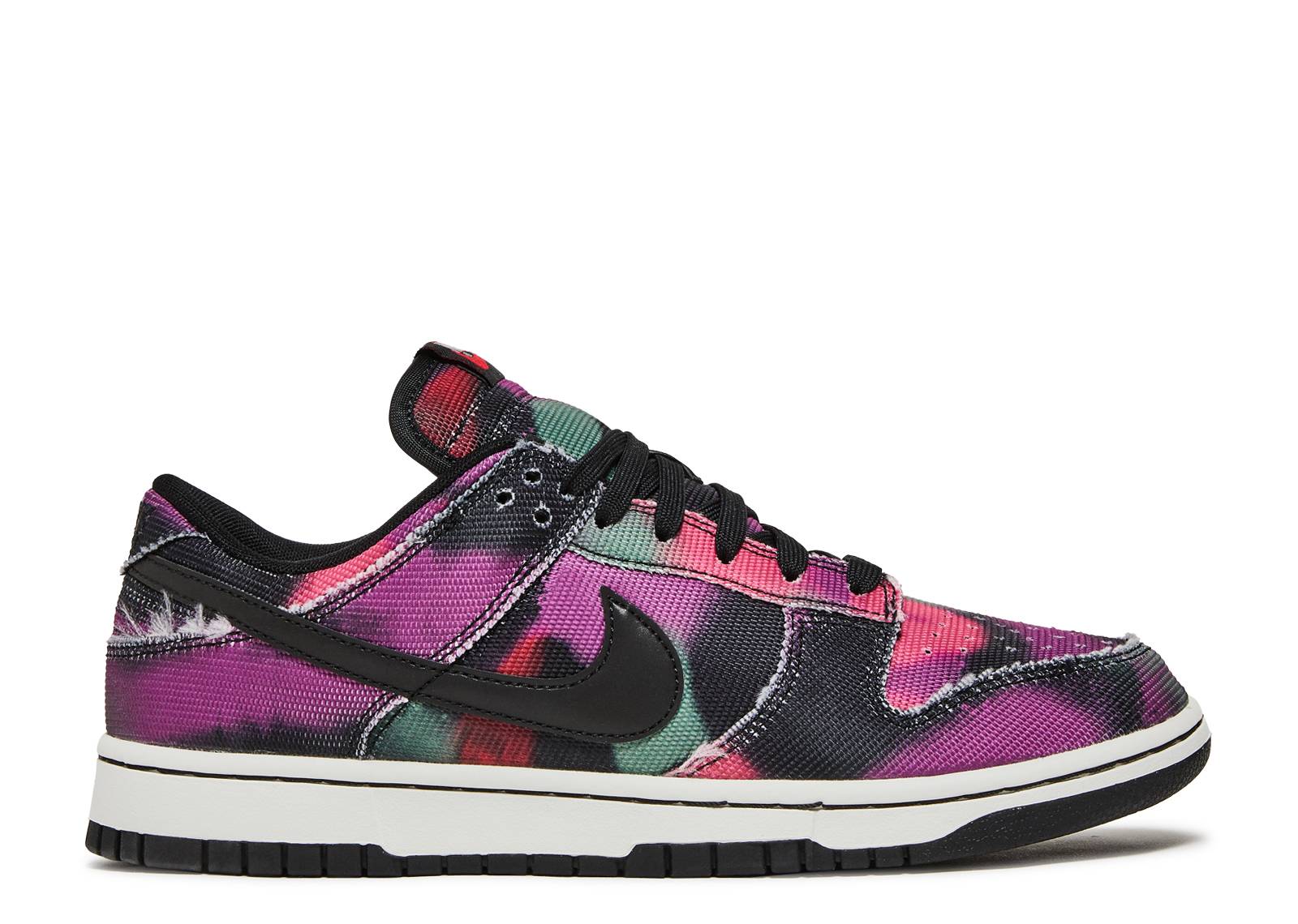 nike dunk low purple plaid