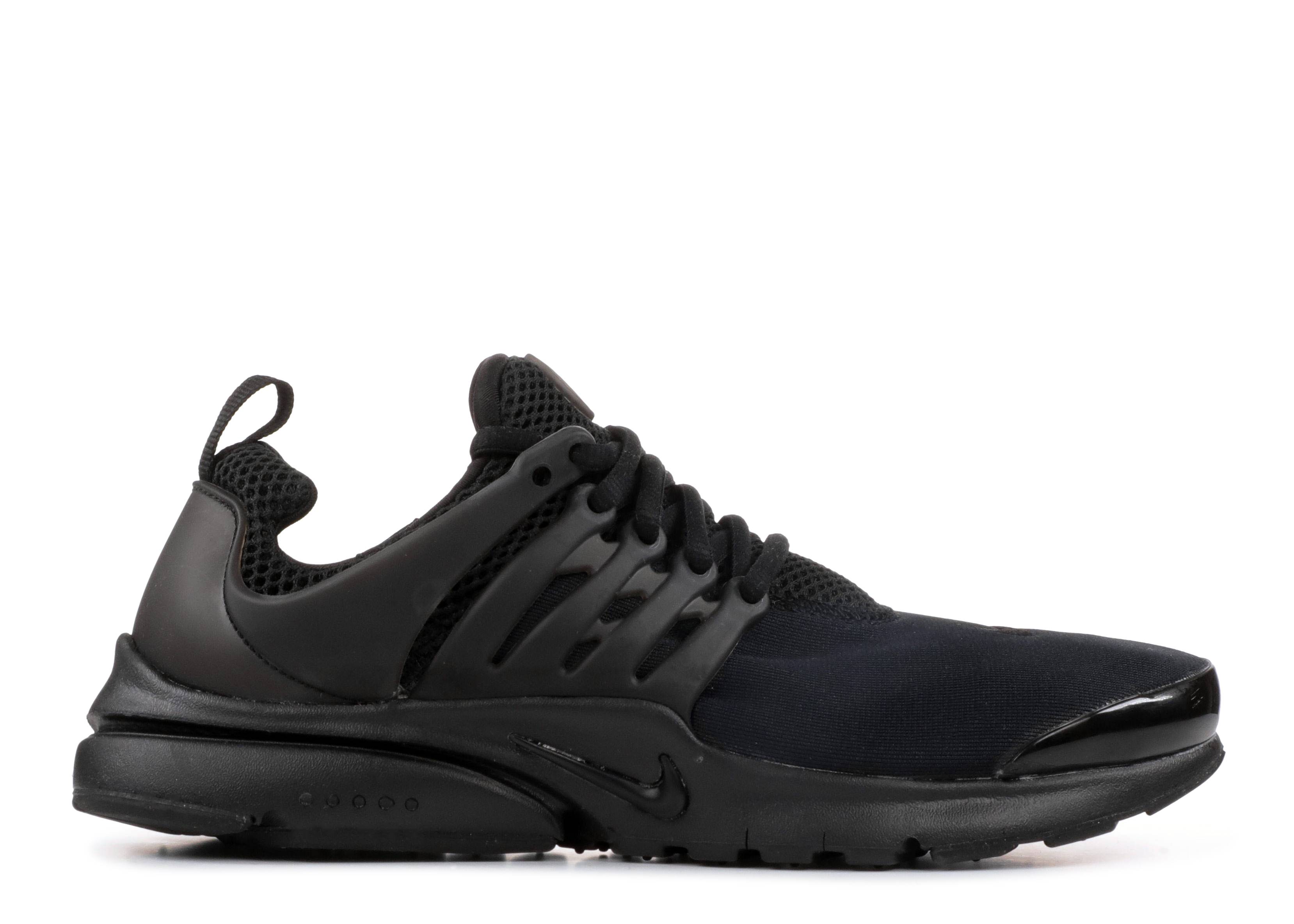 nike react presto triple black